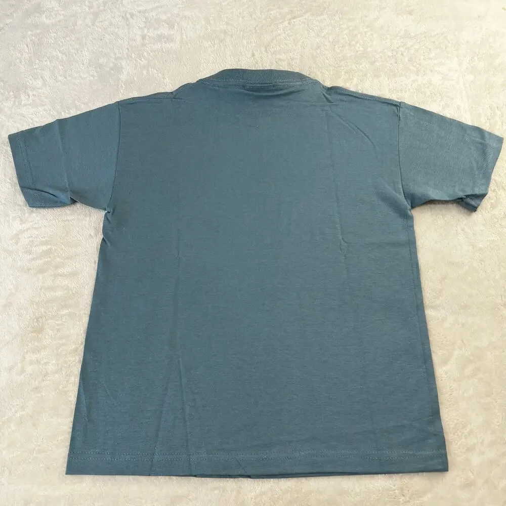 Disney Store Blue Cotton Blank T-shirt Lot Kids size Small Craft Embroidery